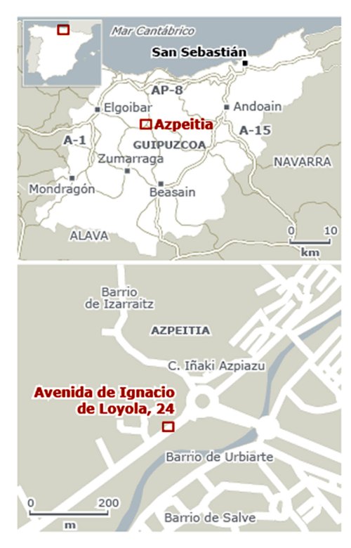 Azpeitia, localidad donde se han producido los hechos. De elmundo.es